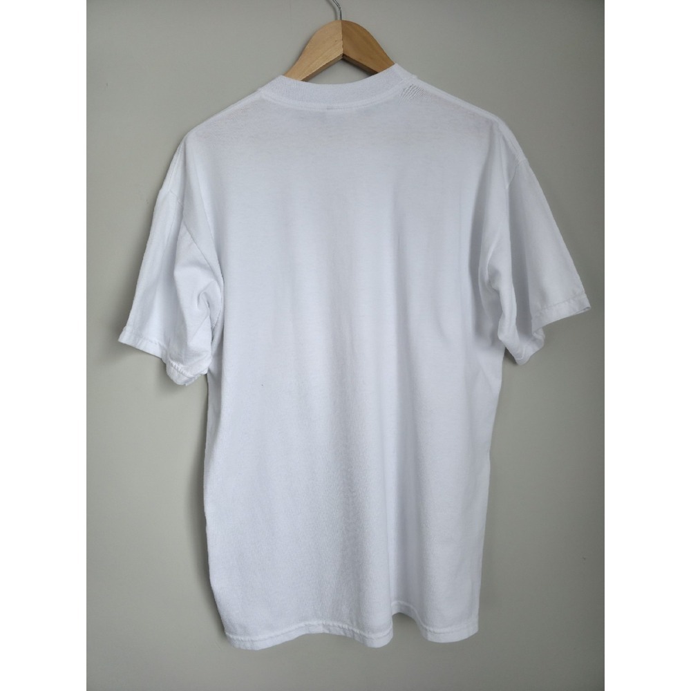 Precious Moments Angel Graphic T-Shirt White Jerzees Size L Retro - Picture 2 of 7